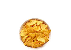 chips on a bowl